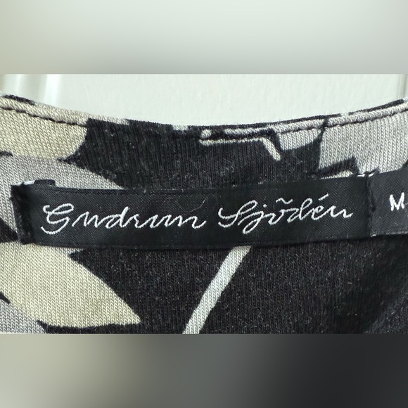 Gudrun Sjoden Black and Cream Floral Midi Dress - Picture 4 of 6